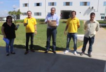 Pouso Alegre, no sul do estado, recebe doação de 30 mil frascos de álcool gel produzidos por empresa local Pouso Alegre, no sul do estado, recebe doação de 30 mil frascos de álcool gel produzidos por empresa local
