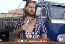 Humorista de Pouso Alegre cria o “Caminhão ‘Cata Veio'” e viraliza
