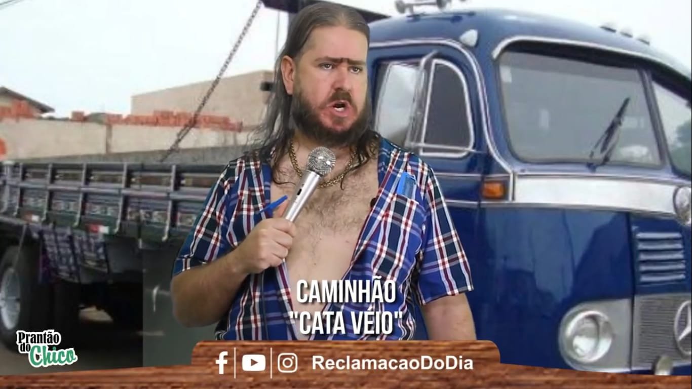 Humorista de Pouso Alegre cria o “Caminhão ‘Cata Veio'” e viraliza