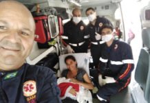 Em Poços de Caldas, equipe do SAMU auxilia em parto caseiro